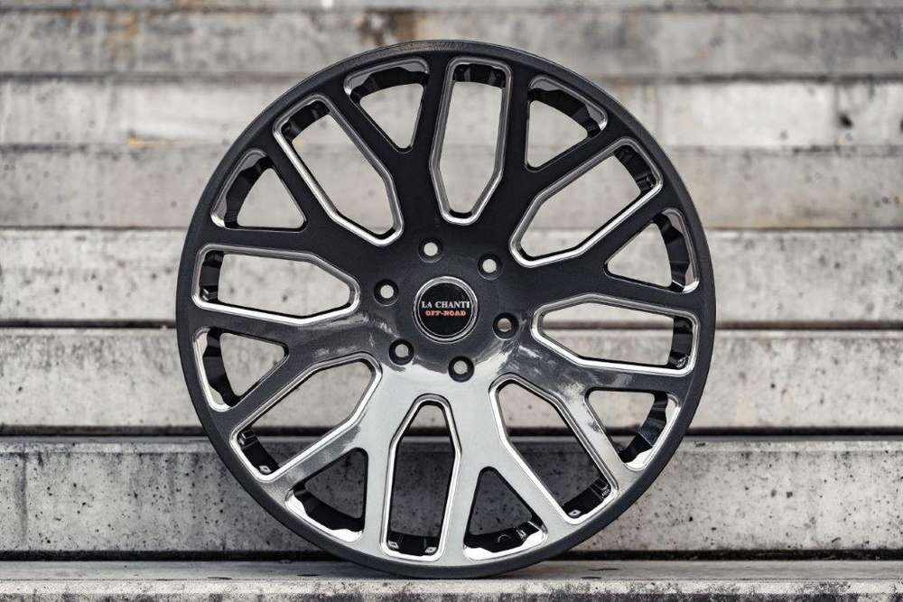 La Chanti LC-OF8 22" 9,5J ET12 6x139,7 Gloss Graphite Milled