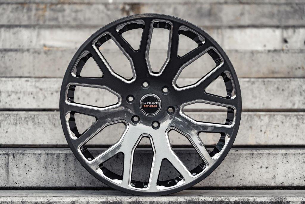 La Chanti LC-OF8 22" 9,5J ET12 6x139,7 Gloss Graphite Milled - obrazek 2