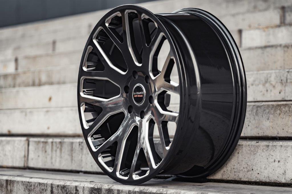 La Chanti LC-OF8 22" 9,5J ET12 6x139,7 Gloss Graphite Milled - obrazek 4