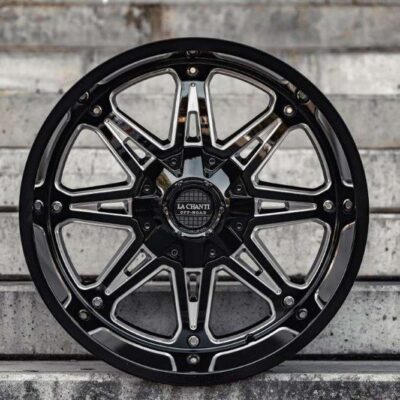 La Chanti LC-OF9 22" 12J ET-24 6x135/6x139,7 Gloss Black Milled