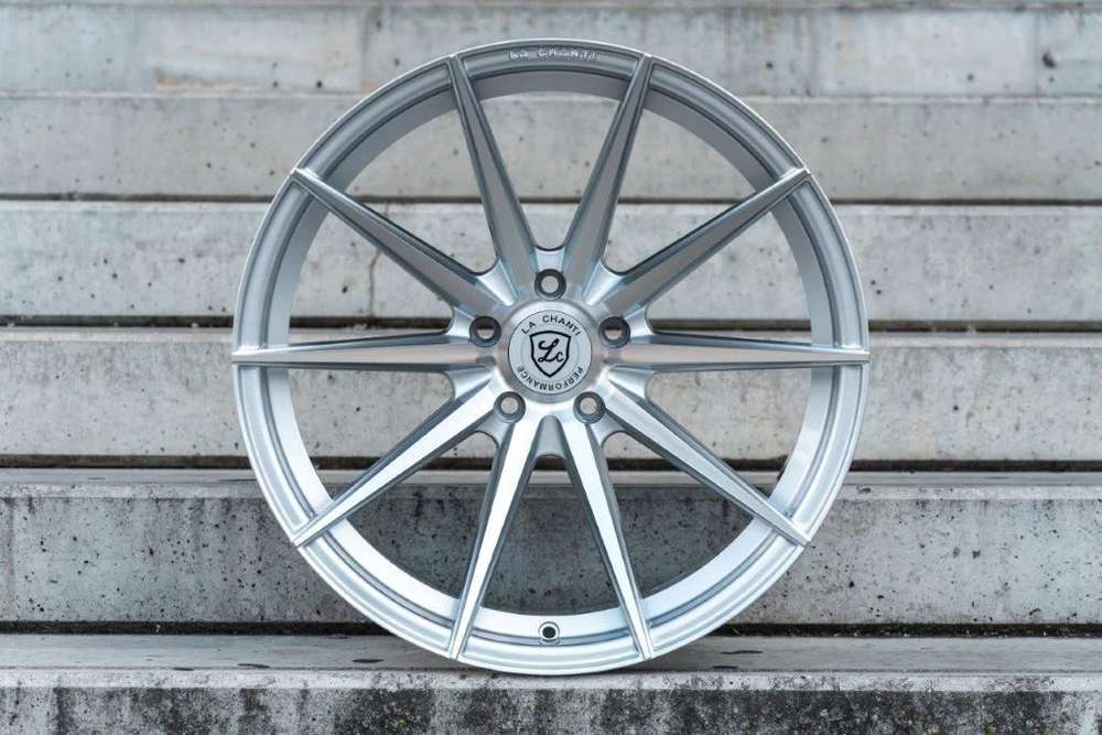 La Chanti LC-P10 20" 10J ET28/ET45 5x112 Silver Machined