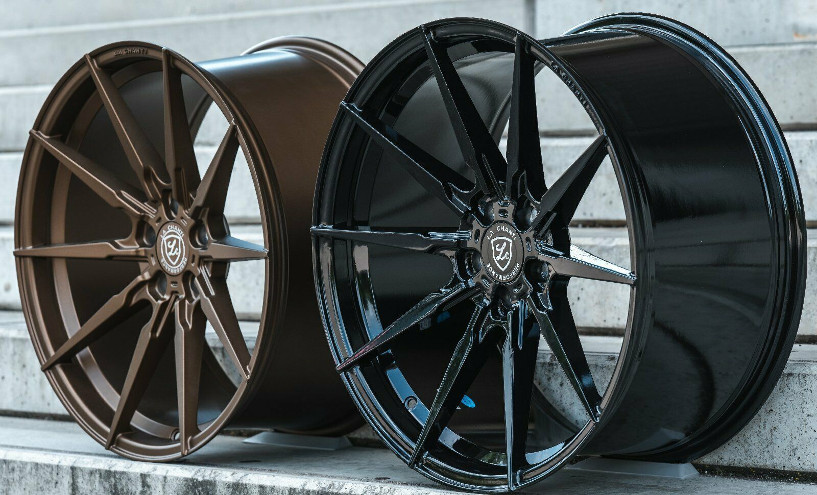 La Chanti LC-P11 21" 9J ET15 + 10,5J ET28 5x115 Glossy Black - obrazek 5