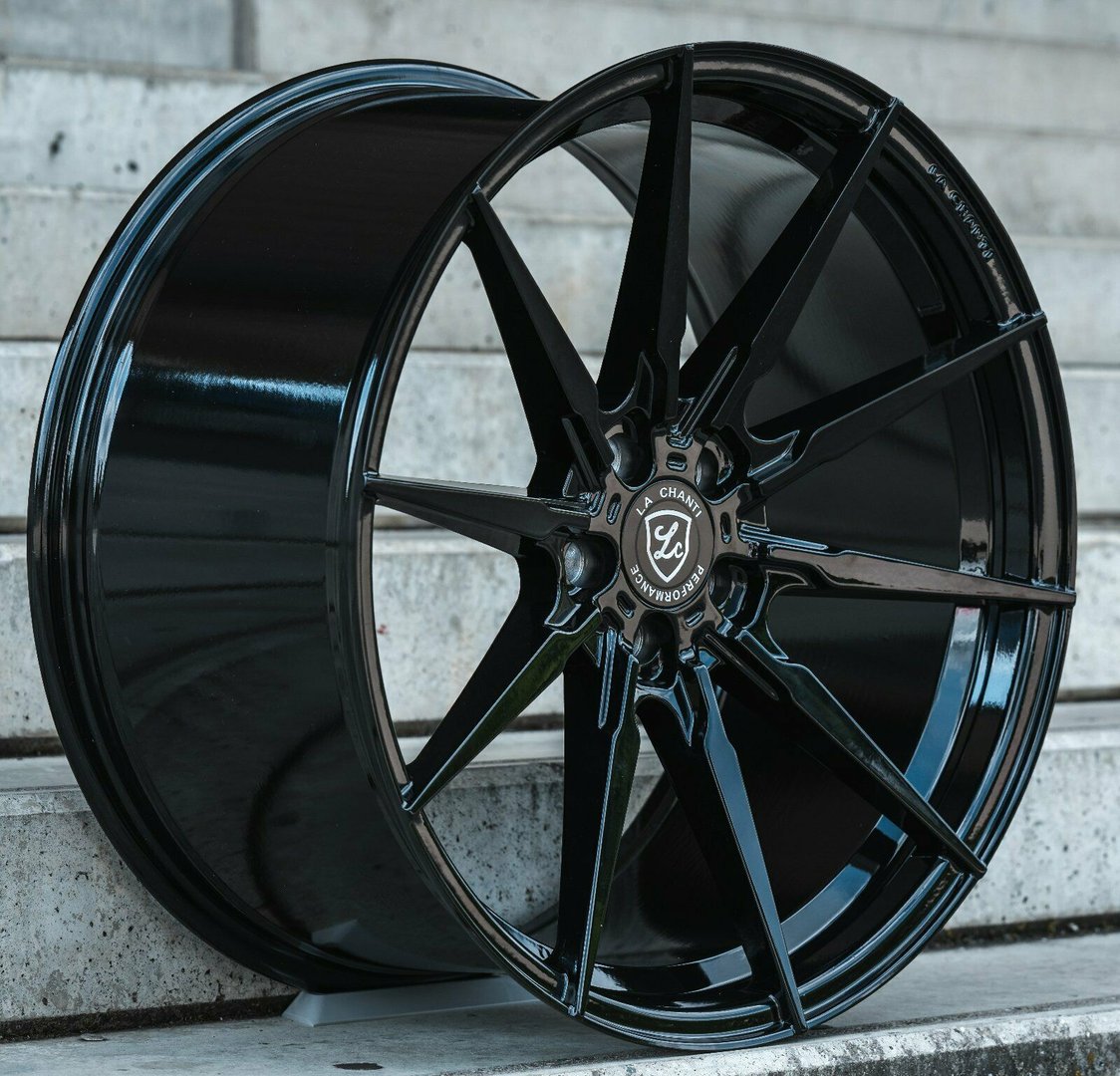 La Chanti LC-P11 21" 9J ET32 + 10,5J ET42 5x120 Glossy Black - obrazek 4