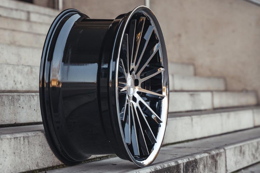 La Chanti LC-P12 20" 10,5J ET42 5x112 Black Machined SS Lip - obrazek 5