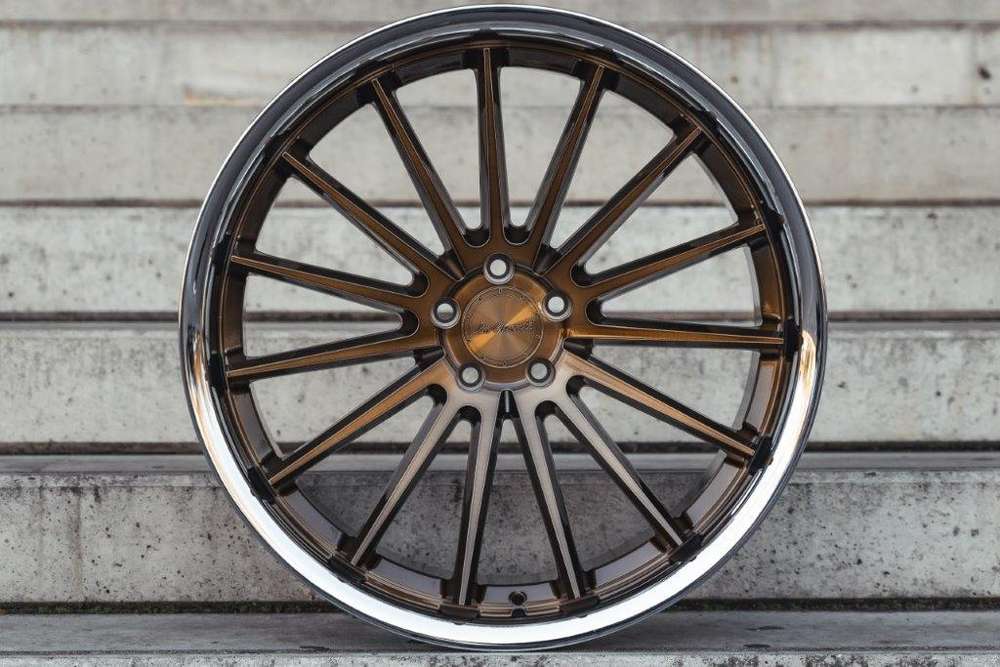 La Chanti LC-P12 20" 10,5J ET42 5x112 Brushed Bronze SS Lip