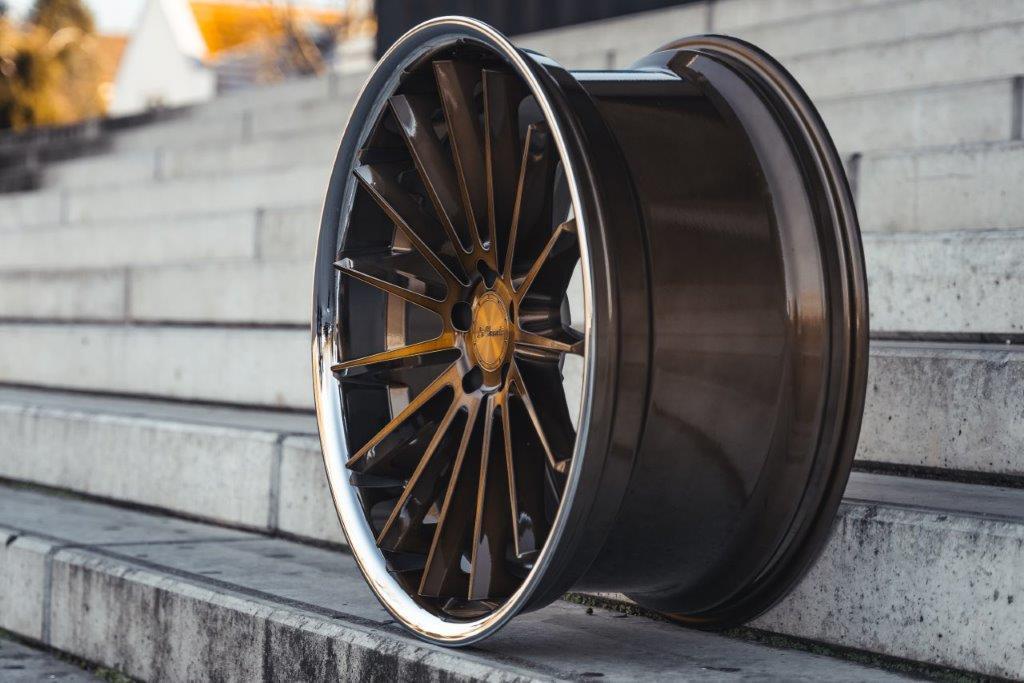 La Chanti LC-P12 20" 10,5J ET42 5x112 Brushed Bronze SS Lip - obrazek 3