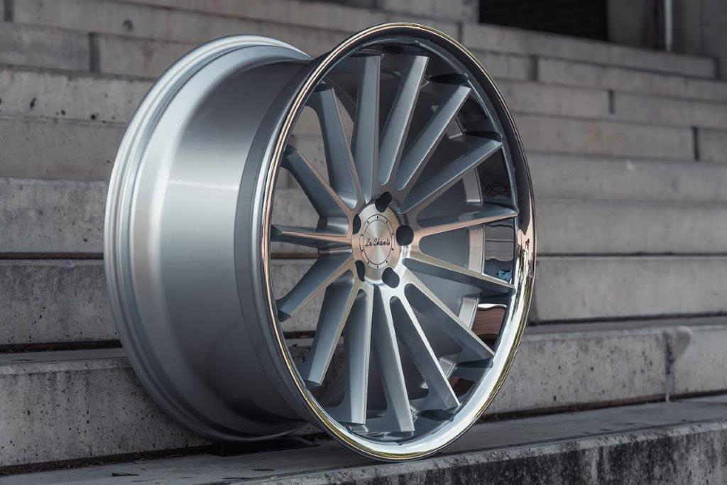 La Chanti LC-P12 20" 10,5J ET42 5x112 Silver Machined SS Lip - obrazek 4