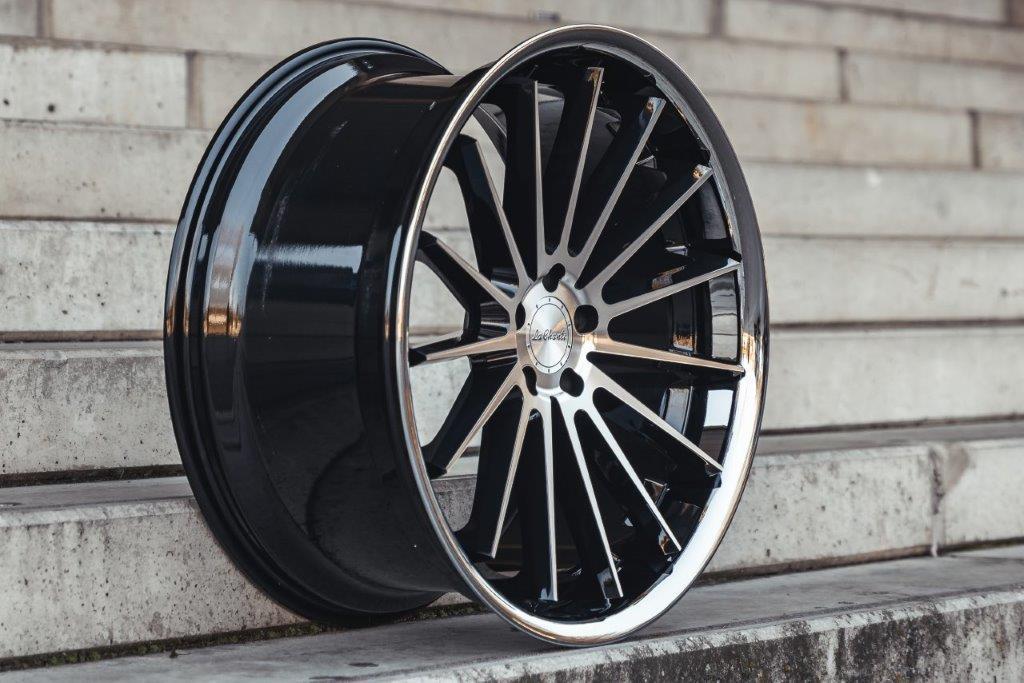La Chanti LC-P12 20" 10,5J ET42 5x120 Black Machined SS Lip - obrazek 4