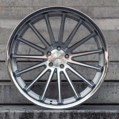 La Chanti LC-P12 20" 10,5J ET42 5x120 Silver Machined SS Lip