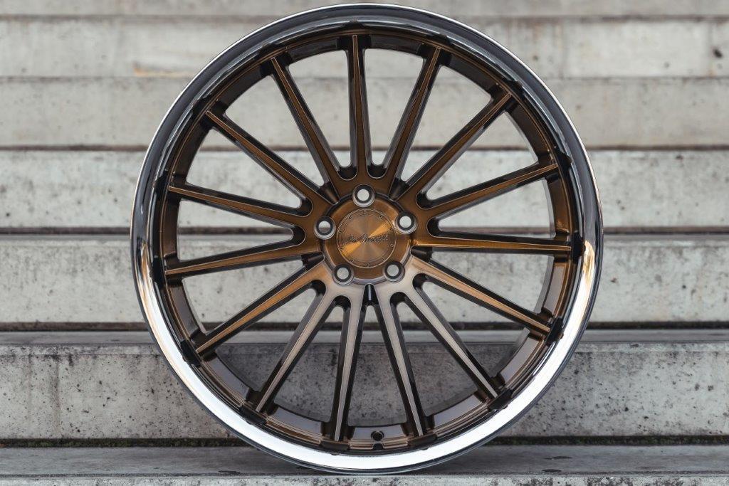 La Chanti LC-P12 20" 9J ET35 + 10,5J ET42 5x112 Brushed Bronze SS Lip - obrazek 2