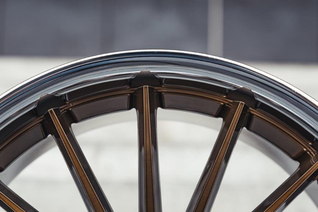 La Chanti LC-P12 20" 9J ET35 + 10,5J ET42 5x112 Brushed Bronze SS Lip - obrazek 8