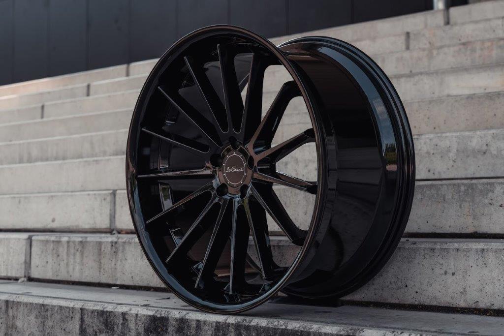 La Chanti LC-P12 20" 9J ET35 + 10,5J ET42 5x112 Glossy Black - obrazek 3