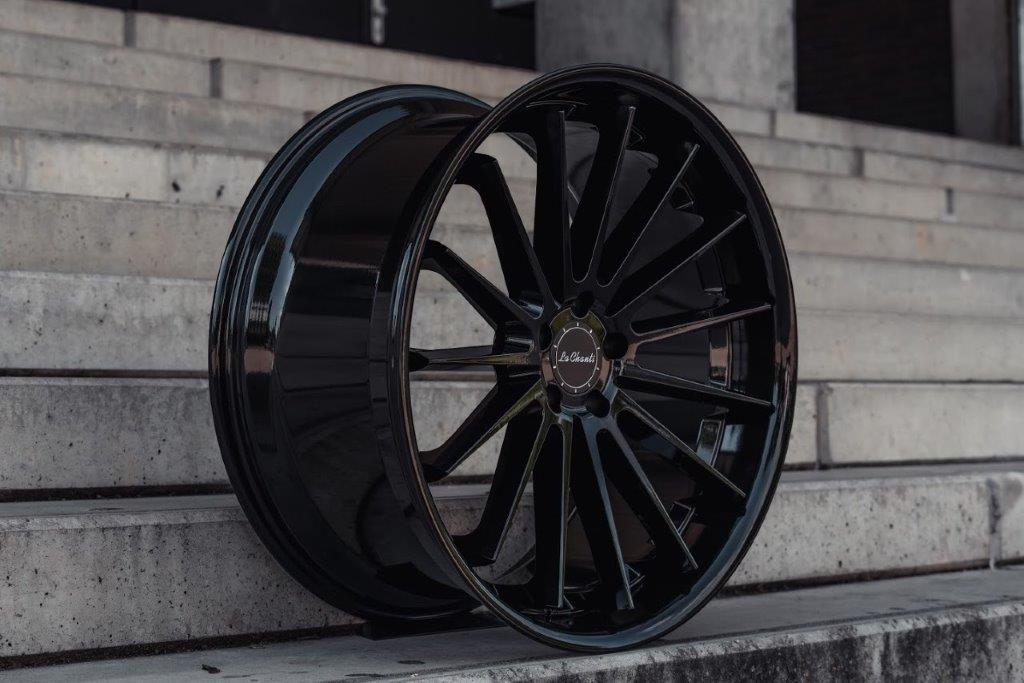 La Chanti LC-P12 20" 9J ET35 + 10,5J ET42 5x120 Glossy Black - obrazek 4