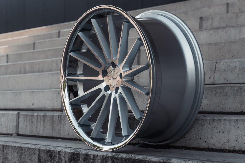 La Chanti LC-P12 20" 9J ET35 5x112 Silver Machined SS Lip - obrazek 3