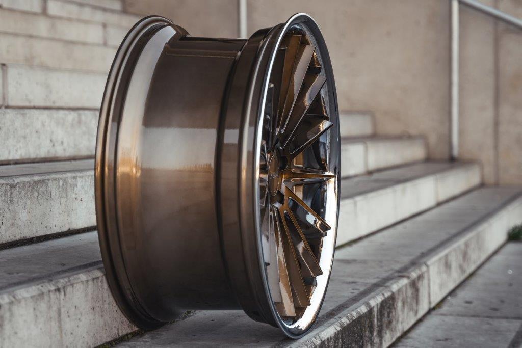 La Chanti LC-P12 20" 9J ET35 5x120 Brushed Bronze SS Lip - obrazek 5