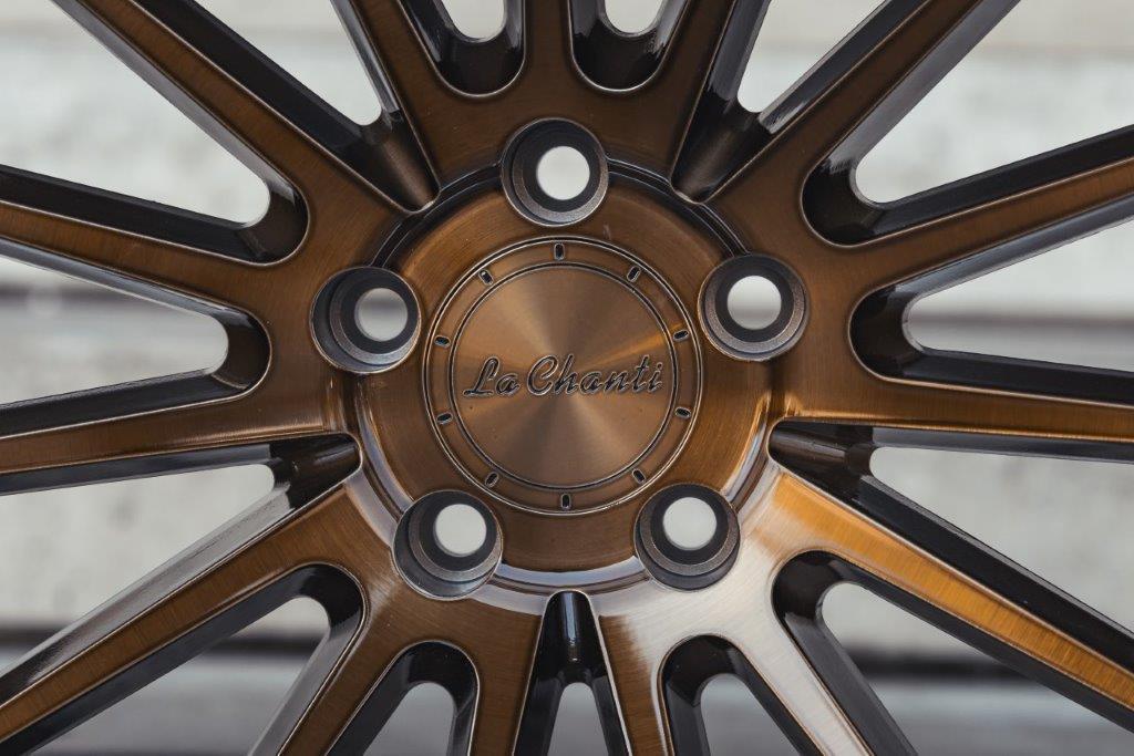 La Chanti LC-P12 20" 9J ET35 5x120 Brushed Bronze SS Lip - obrazek 6