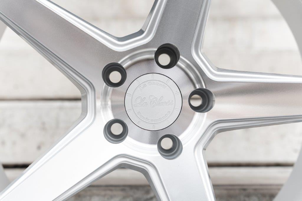 La Chanti LC-P13 20" 10,5J ET28/ET40 5x112 Machined Silver SS Lip - obrazek 6