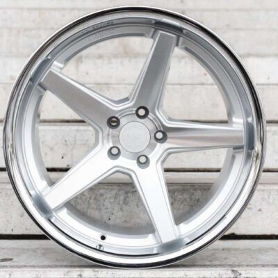La Chanti LC-P13 20" 10,5J ET28/ET40 5x114,3 Machined Silver SS Lip