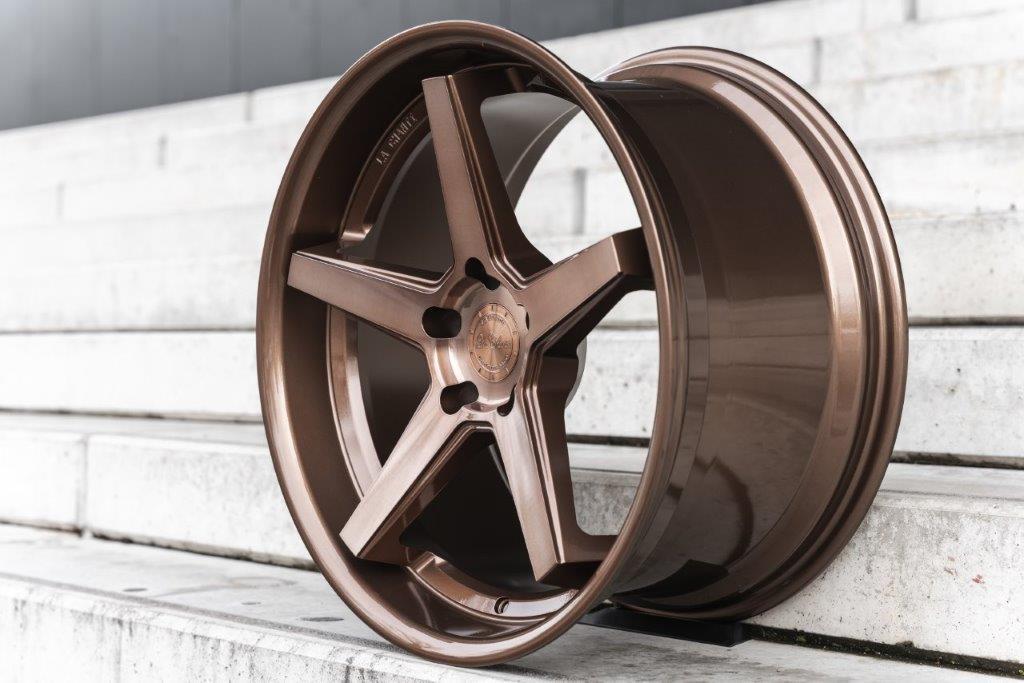 La Chanti LC-P13 20" 9J ET23/ET35 + 10,5J ET28/ET40 5x114,3 Glossy Brushed Bronze - obrazek 3