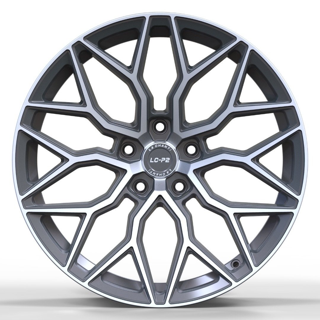 La Chanti LC-P2 19" 8,5J ET30 5x114,3 Gunmetal Machined Face - obrazek 3