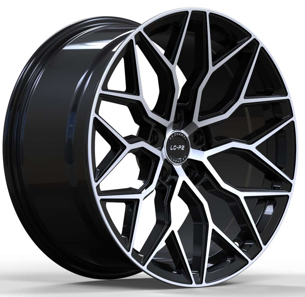 La Chanti LC-P2 19" 8,5J ET30 + 9,5J ET38 5x120 Black Machined