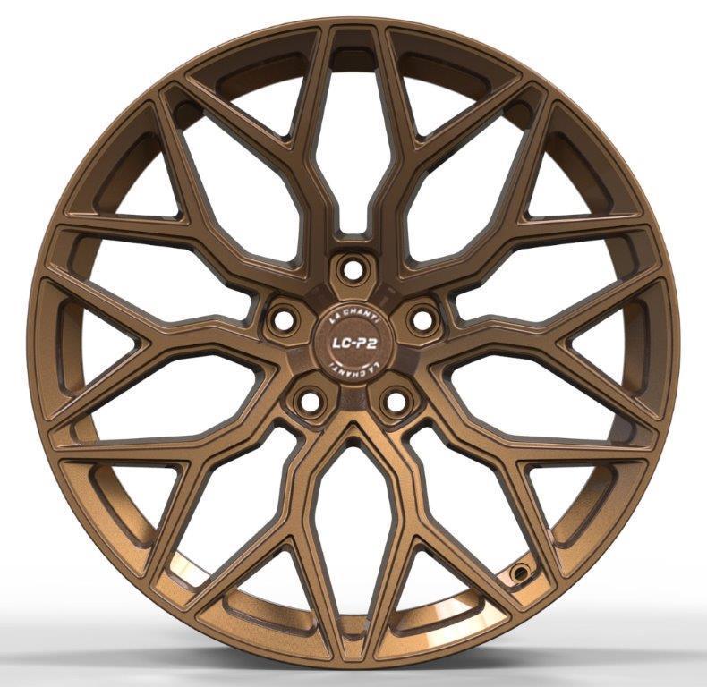 La Chanti LC-P2 19" 8,5J ET42 + 9,5J ET45 5x112 Glossy Bronze - obrazek 3