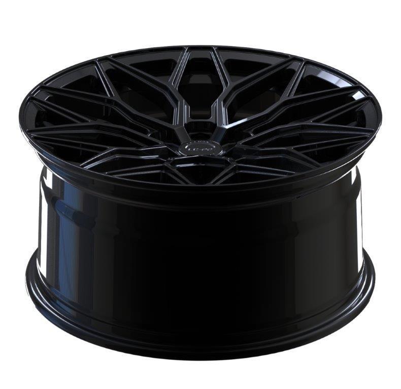 La Chanti LC-P2 20" 9J ET35 + 10J ET45 5x112 Glossy Black - obrazek 4