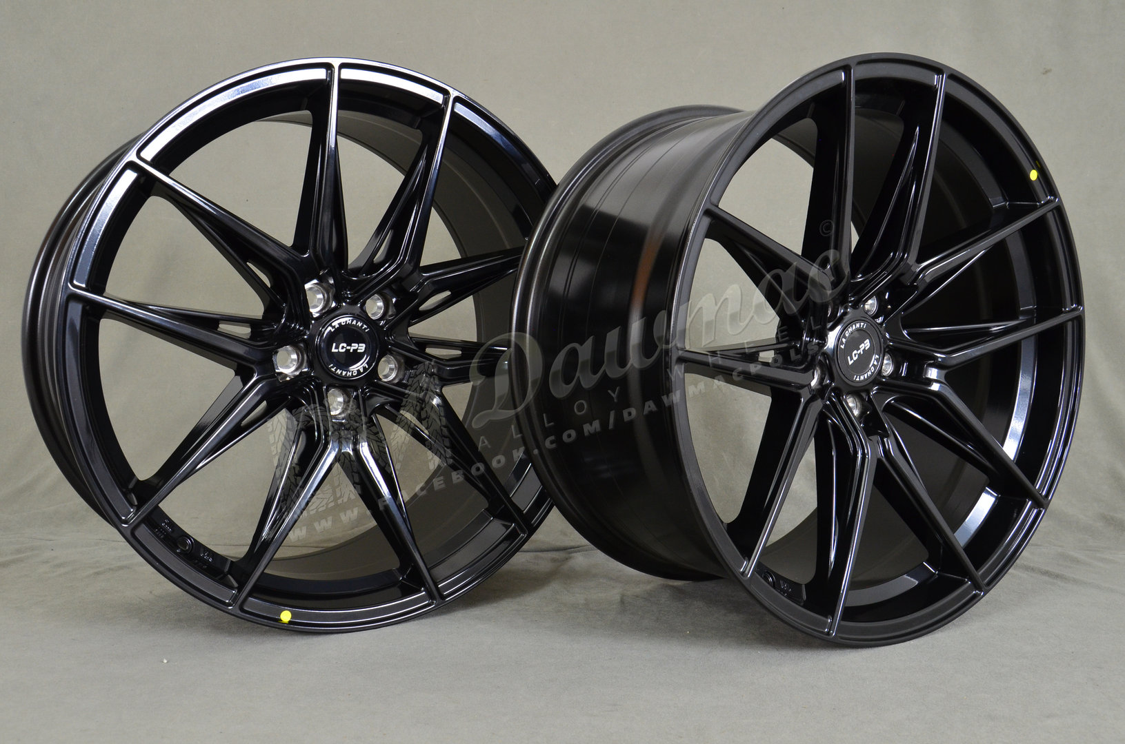 La Chanti LC-P3 20" 10J ET28/ET45 + 11J ET28/ET38 5x112 Glossy Black - obrazek 4