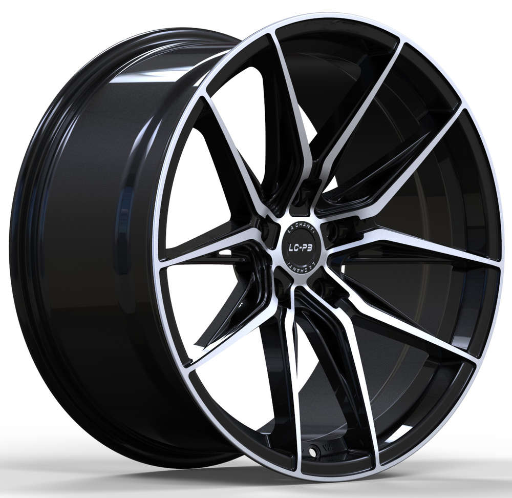 La Chanti LC-P3 20" 10J ET28/ET45 5x112 Black Machined
