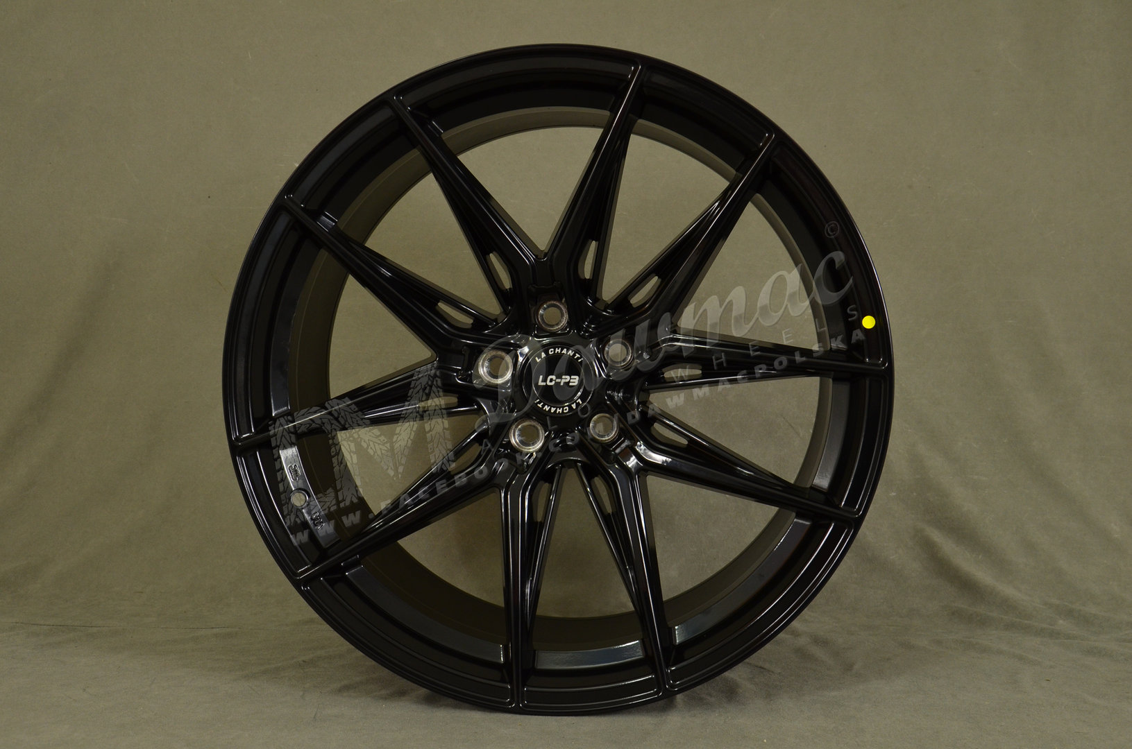 La Chanti LC-P3 20" 11J ET28/ET38 5x112 Glossy Black - obrazek 2