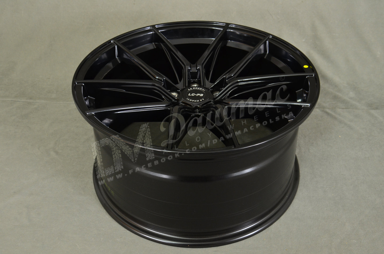 La Chanti LC-P3 20" 11J ET28/ET38 5x112 Glossy Black - obrazek 5