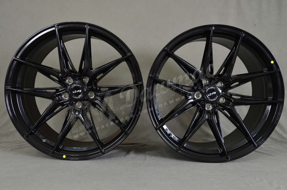 La Chanti LC-P3 20" 9J ET23/ET35 + 10J ET28/ET45 5x112 Glossy Black