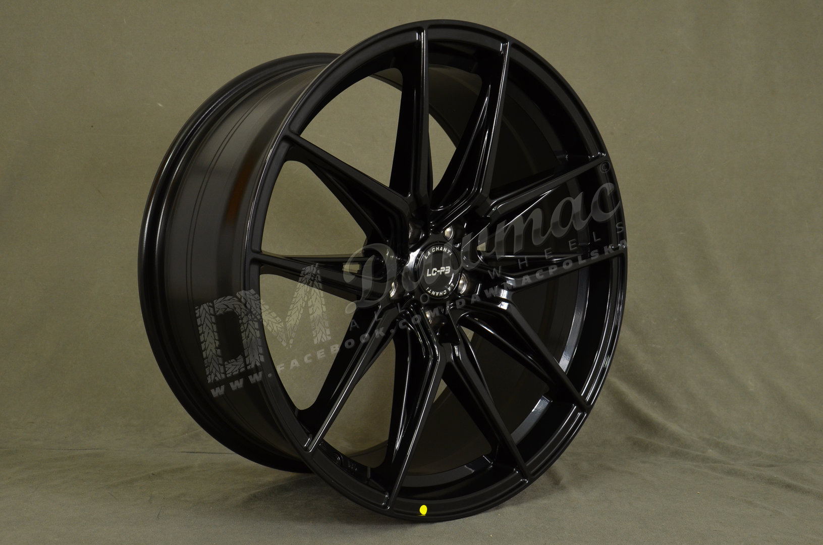La Chanti LC-P3 20" 9J ET23/ET35 5x112 Glossy Black - obrazek 3