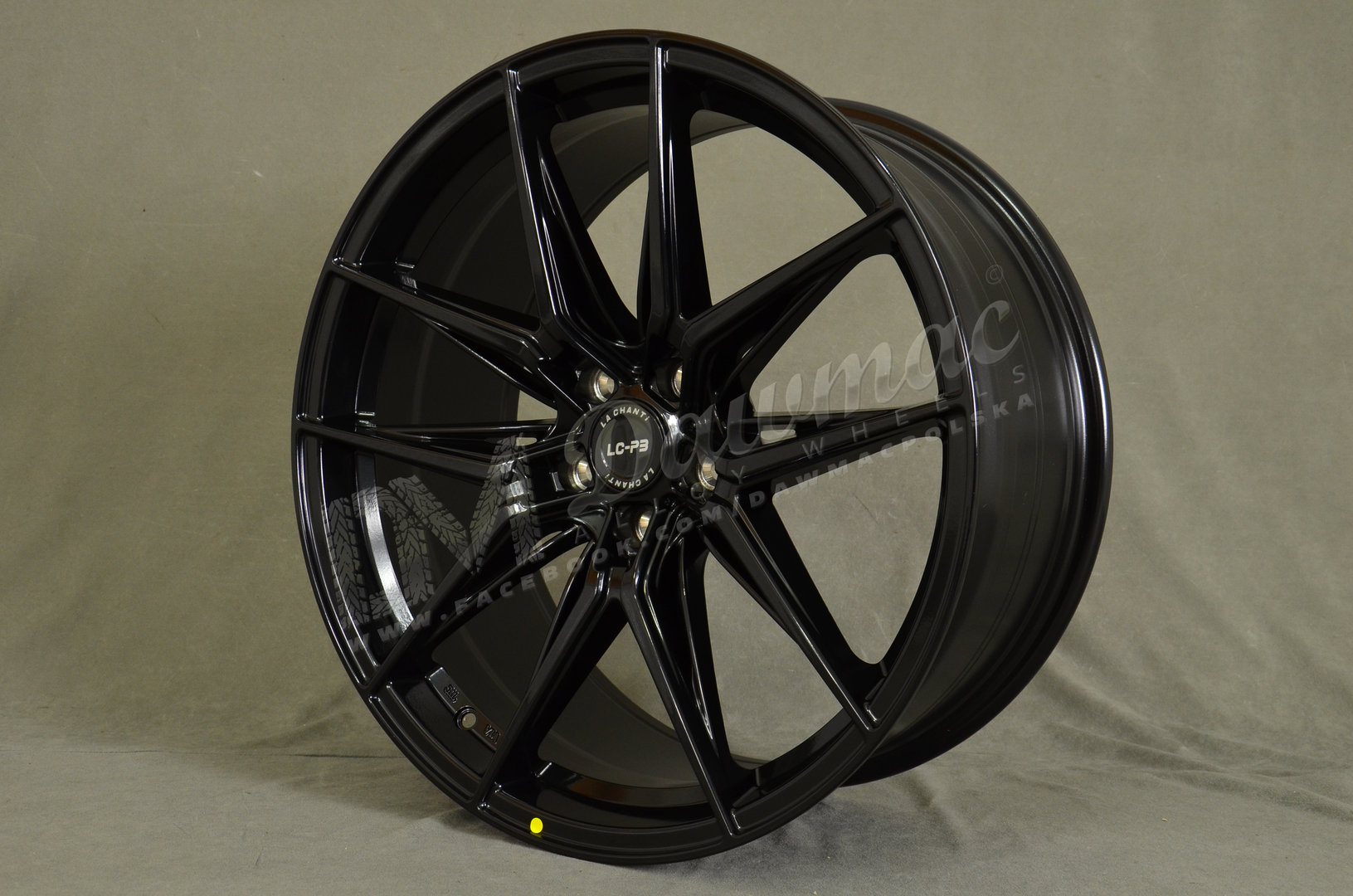 La Chanti LC-P3 20" 9J ET23/ET35 5x112 Glossy Black - obrazek 4