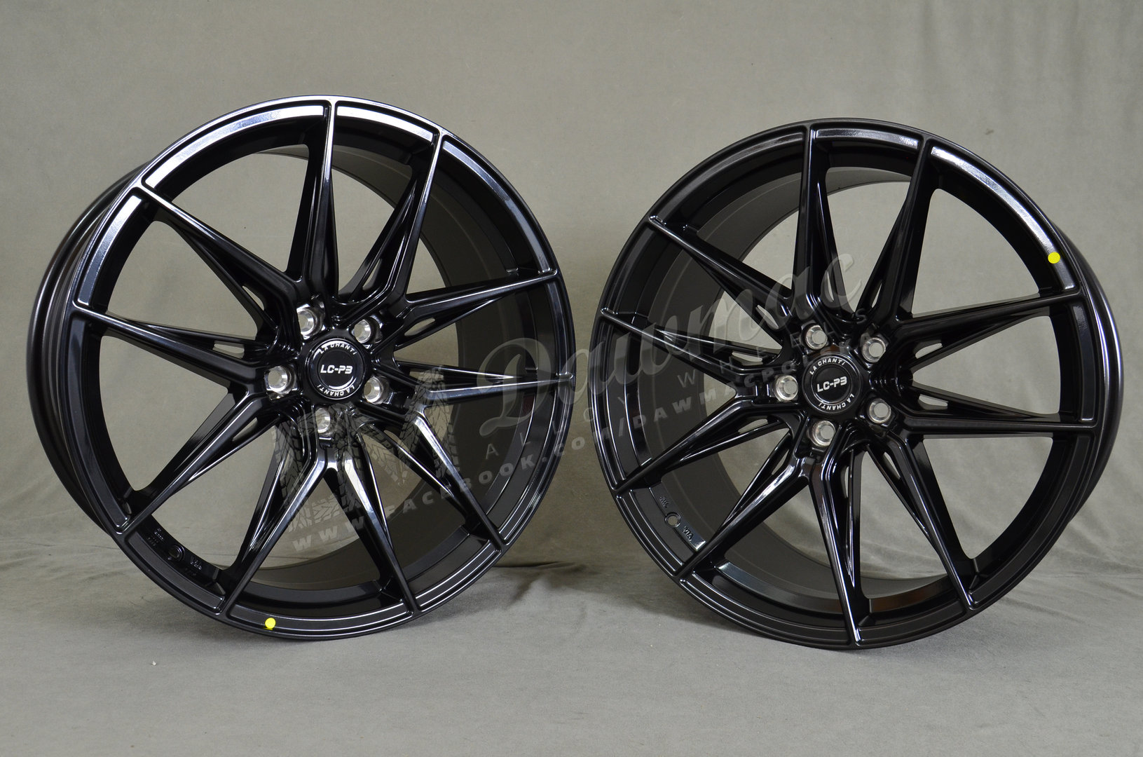 La Chanti LC-P3 20" 9J ET35 + 10J ET45 5x114,3 Glossy Black - obrazek 3