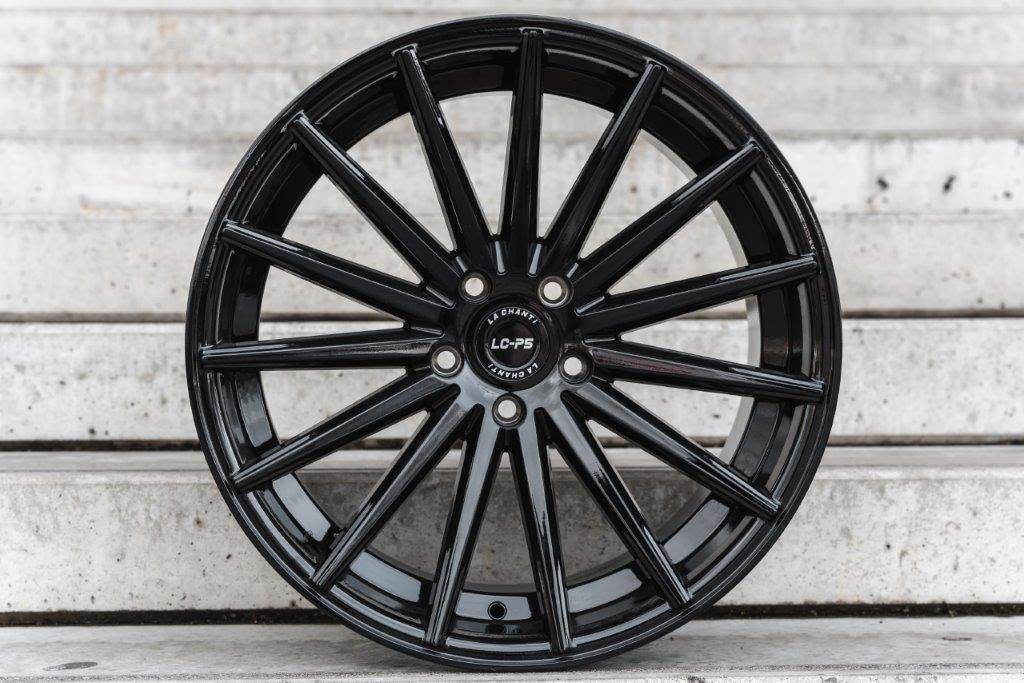 La Chanti LC-P5 19" 8,5J ET45 + 9,5J ET40 5x112 Glossy Black - obrazek 2