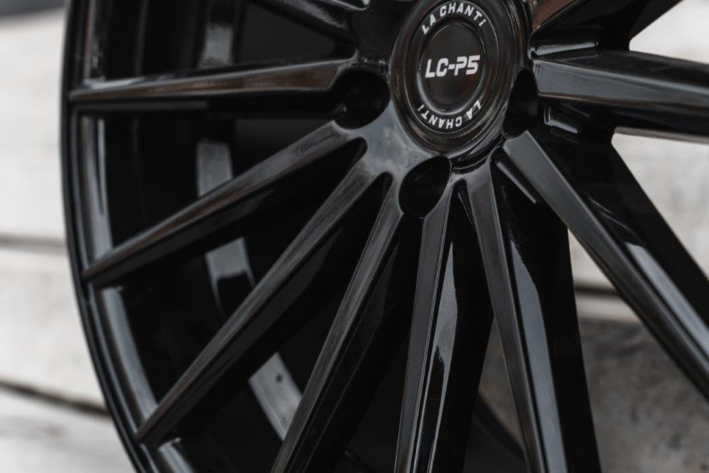 La Chanti LC-P5 19" 8,5J ET45 + 9,5J ET40 5x112 Glossy Black - obrazek 6