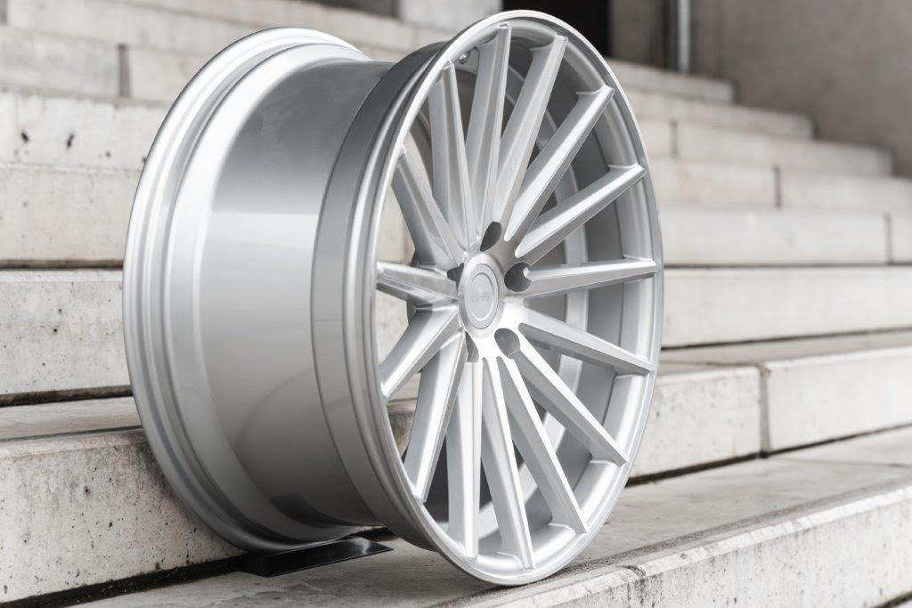 La Chanti LC-P5 19" 8,5J ET45 + 9,5J ET40 5x112 Silver Machined - obrazek 4