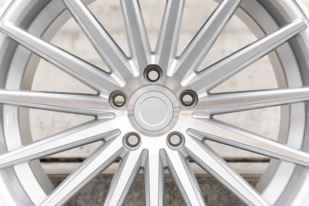 La Chanti LC-P5 19" 8,5J ET45 + 9,5J ET40 5x112 Silver Machined - obrazek 6