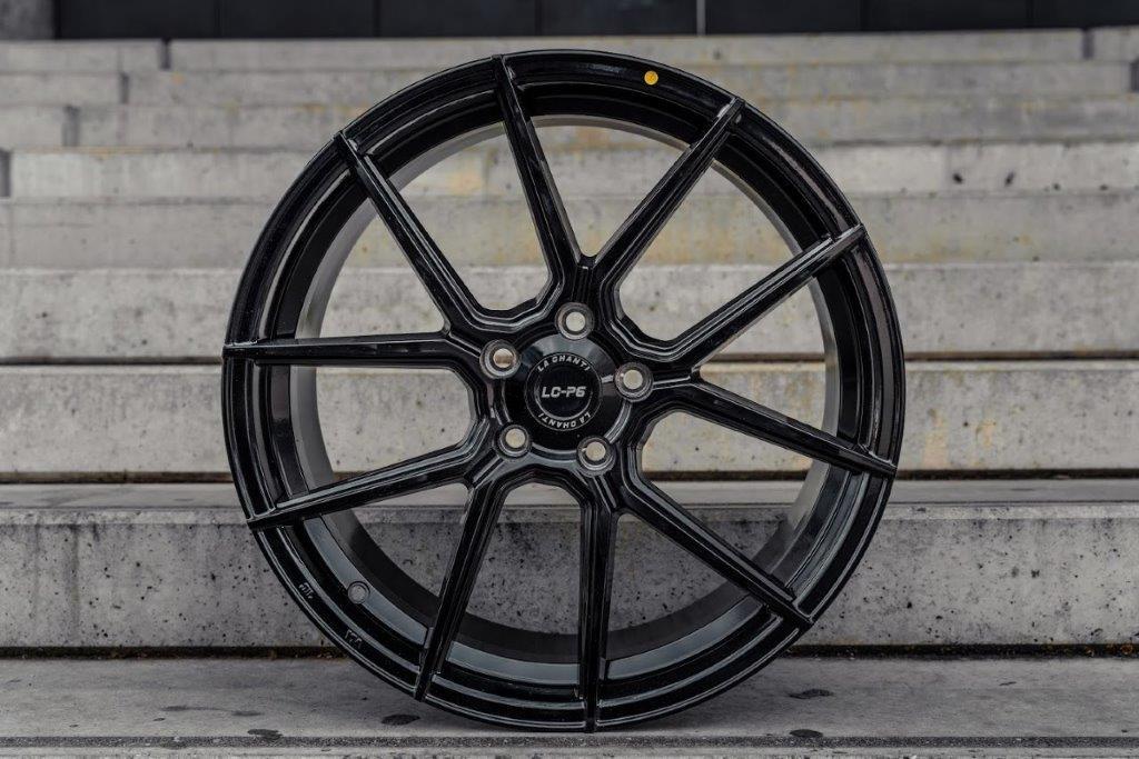 La Chanti LC-P6 19" 8,5J ET33 + 9,5J ET33 5x120 Glossy Black - obrazek 2