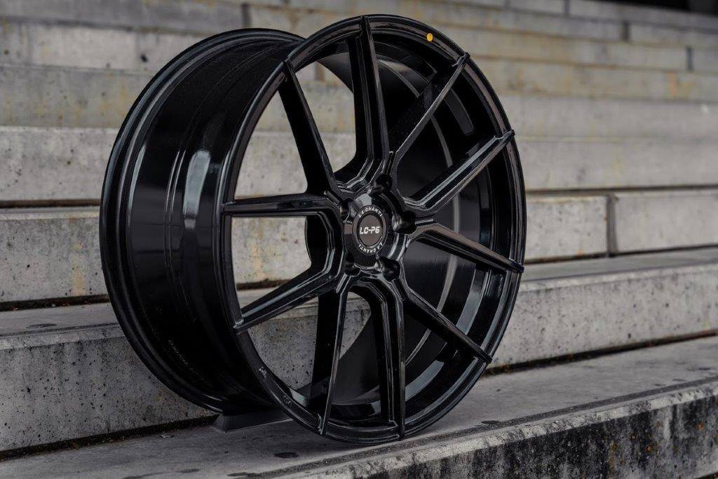 La Chanti LC-P6 19" 8,5J ET33 + 9,5J ET33 5x120 Glossy Black - obrazek 3