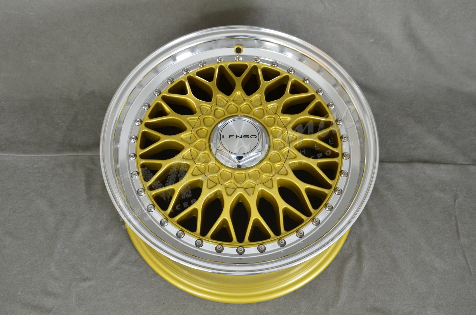 Lenso BSX 16" 7,5J ET35 5x98-5x120 Gold & Mirror Dish - obrazek 5