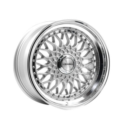Lenso BSX 17" 8,5J ET25 5x98-5x120 Silver & Mirror Dish