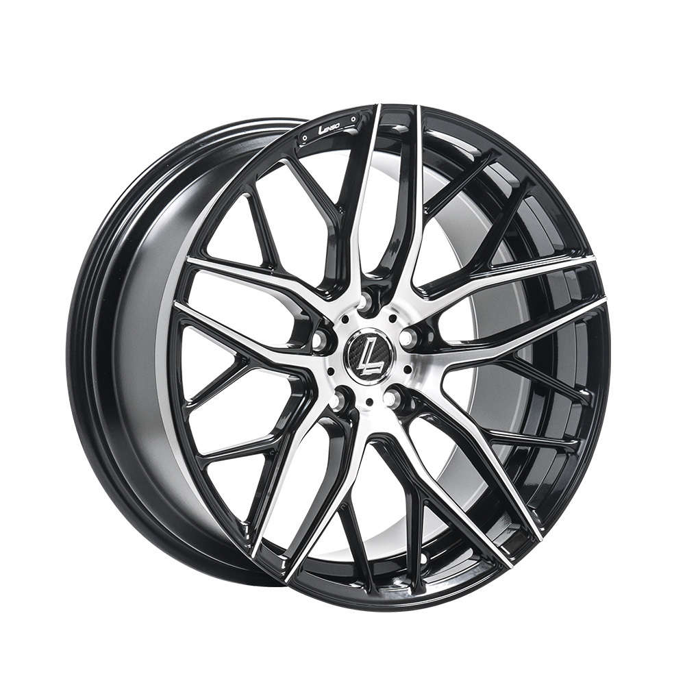 Lenso CQA 19" 8,5J ET42 + 9,5J ET40 5x108-5x120 Black & Polished