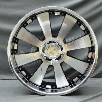 Lenso Concerto 20" 8,5J ET35 5x100-5x139,7 Black Polished & Mirror Lip