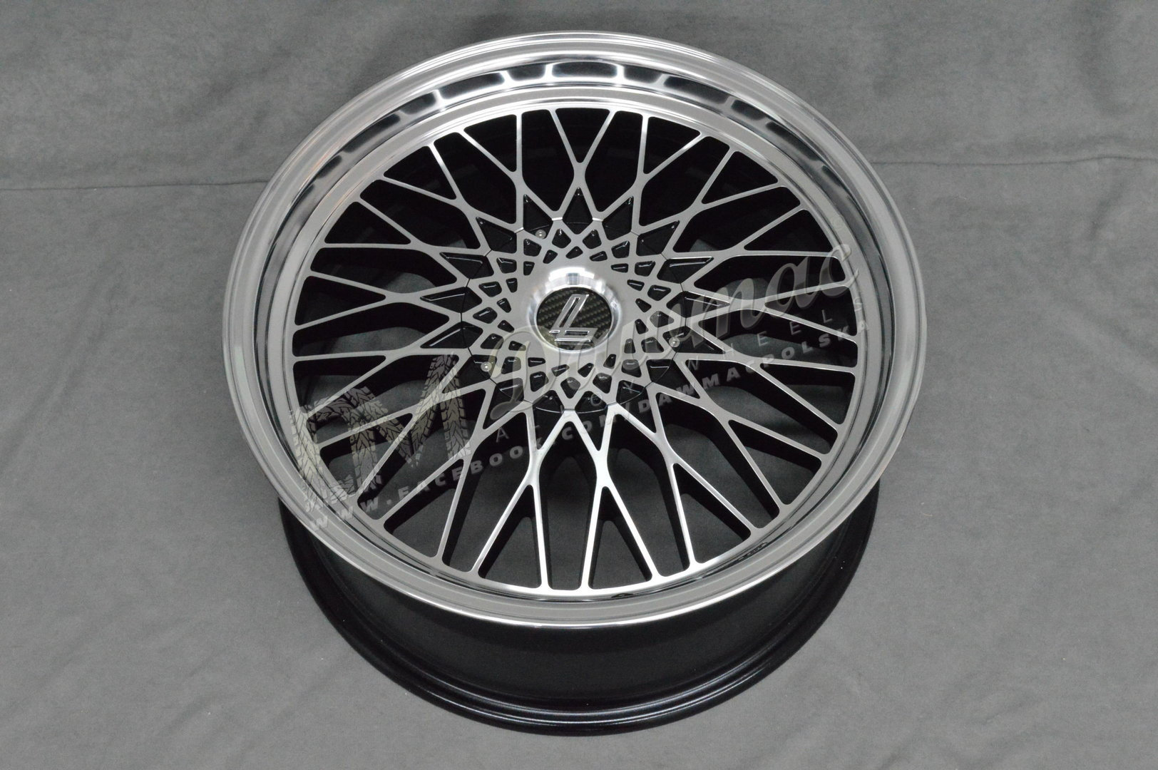 Lenso Eagle 3 17" 7,5J ET35 4x98-4x114,3 Black Polished & Mirror Dish - obrazek 5