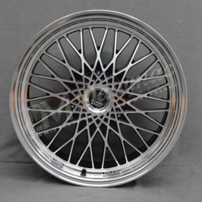 Lenso Eagle 3 17" 7,5J ET35 5x98-5x120 Black Polished & Mirror Dish