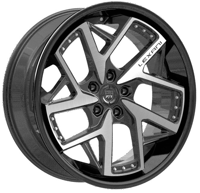 Lexani Devoe 20" 10,5J BLANK Gloss Black Machined Face