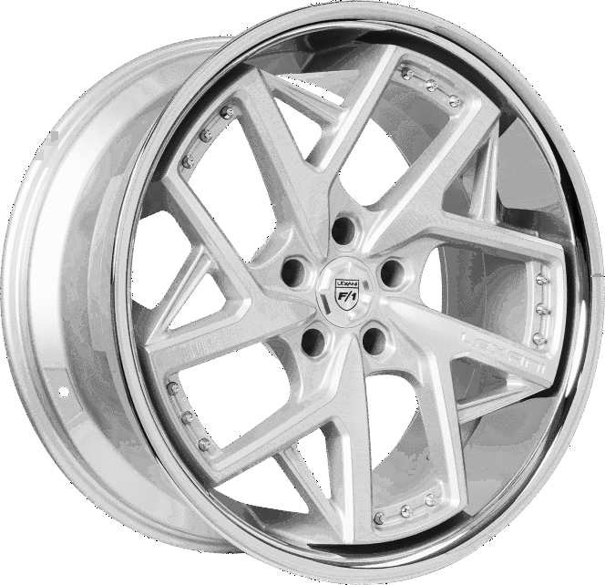 Lexani Devoe 22" 9J + 10,5J BLANK Silver and Machined Face with SS Lip - obrazek 2
