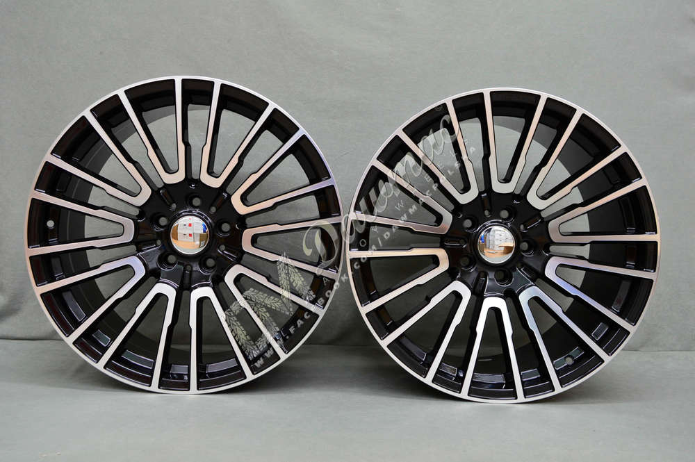 MODEL:1242 20'' 8,5J ET40 + 10J ET45 5x120 Gloss Black Machined